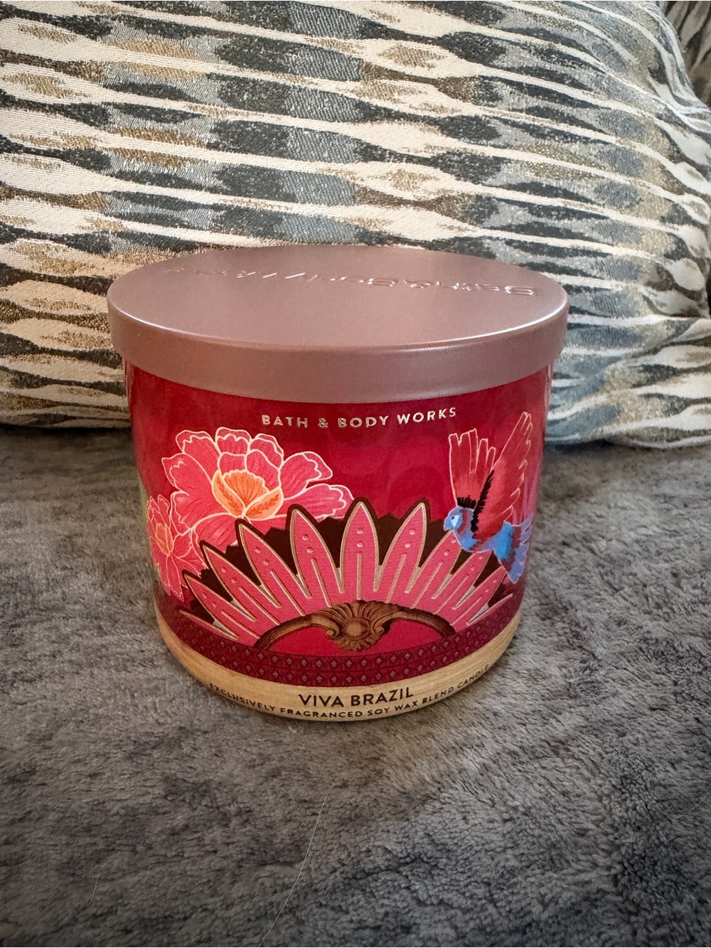 Viva Brazil Bath and Body Works 3 Wick Candle